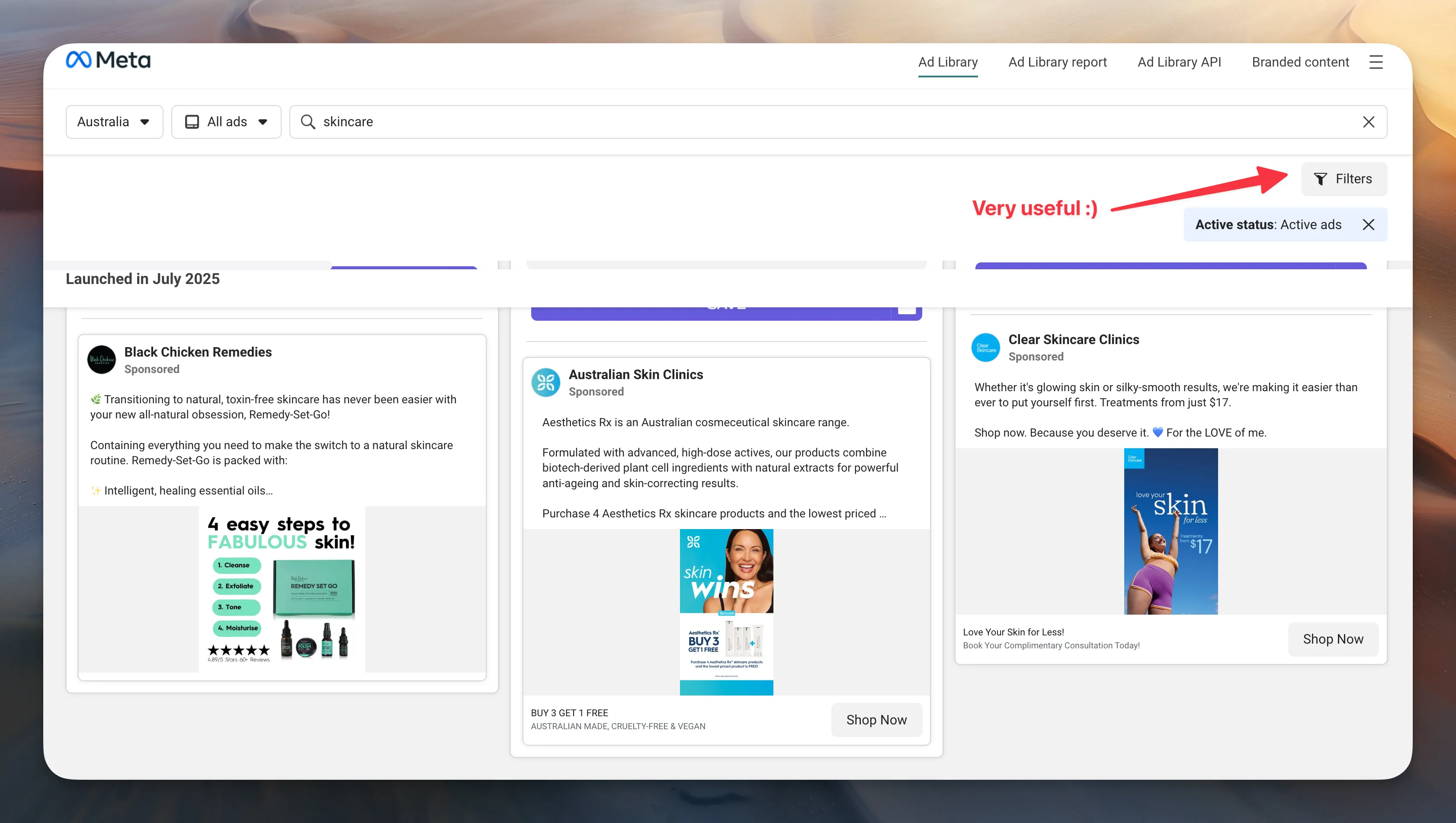 Swipekit - Facebook ad library