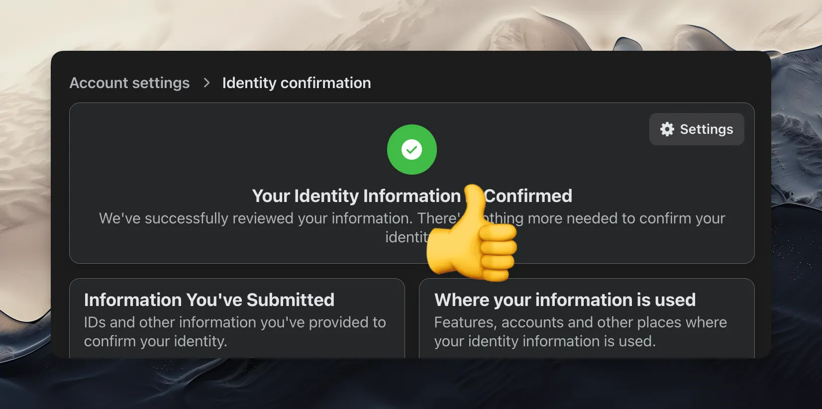 Meta ad library verification