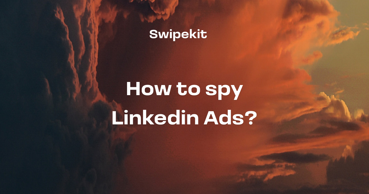 How to spy on Linkedin competitor's ads?